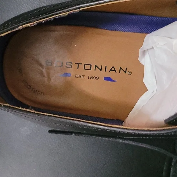 Bostonian Mckewen Cap Mens Black Leather Lace Up Cap Toe Oxfords Shoes Size 11 - Picture 3 of 6